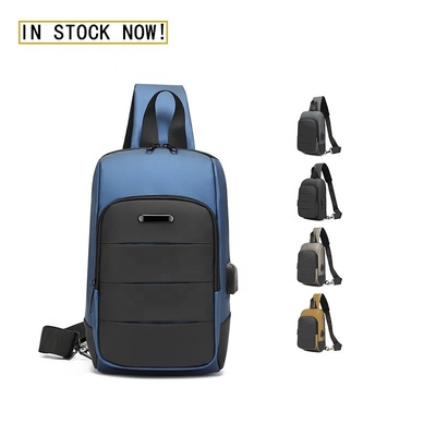 Buy Sympathybag Men Waterproof Sport Chest Bags With USB Fashion And Trendy online manufacture