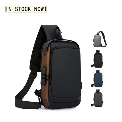 Buy OEM ODM Waterproof Chest Bags With USB Travel Crossbody Sling Bag For Men online manufacture