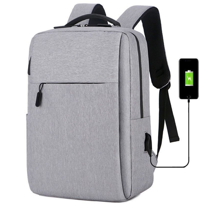 Antitheft Mens Travel Computer Backpack Waterproof Office Backpack With USB Charging Port