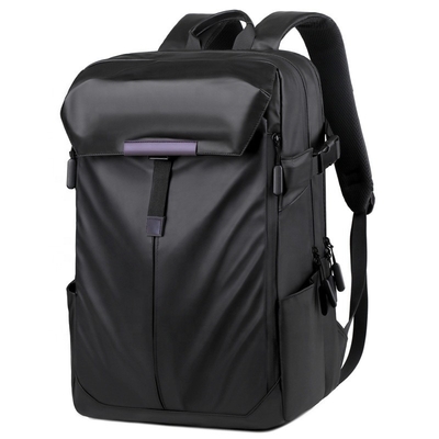 Custom Pattern Male Laptop Backpacks Waterproof Leather Computer Backpack