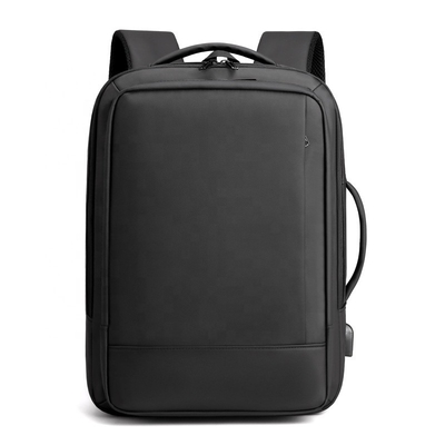 Mens Travel Laptop Backpack With USB Charging Port , High School College Rucksack