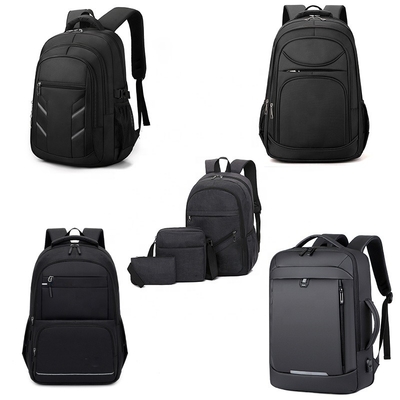 Custom Color Men Business Casual Laptop Backpacks Polyester Sport Bags OEM ODM