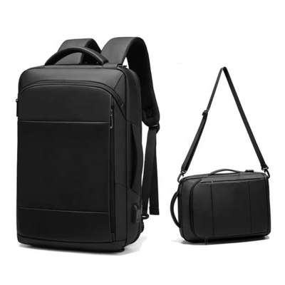 Large Capacity Work Computer Backpack , Unisex Nylon Business Laptop Rucksack