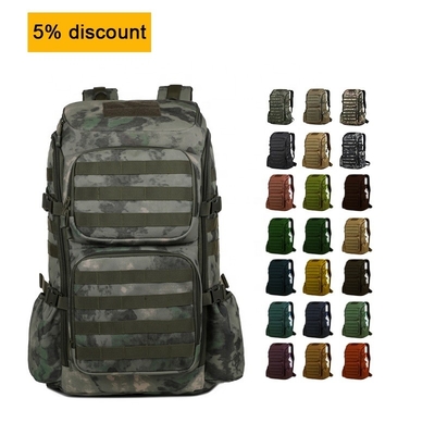 OEM Waterproof Tactical Outdoor Backpack , Unisex Camping Mountaineering Backpack