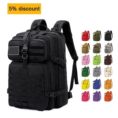 Custom Outdoor Waterproof Tactical Backpacks 45L Oxford Backpack For Mountain Hiking