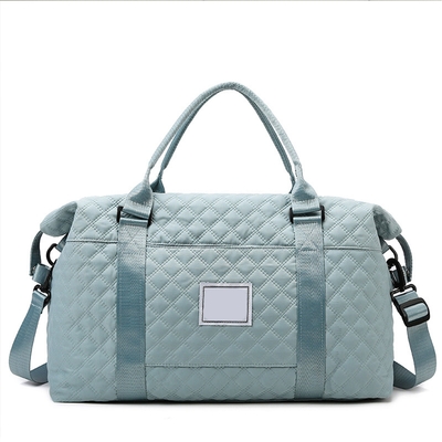 Sympathybag Checked polyester sports scratch resistant water fitness bag dry wet separation large capacity sports handbag