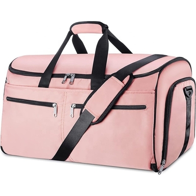 Unisex Sport Duffel Handbag Carry On Duffle Garment Bag With Shoe Compartment