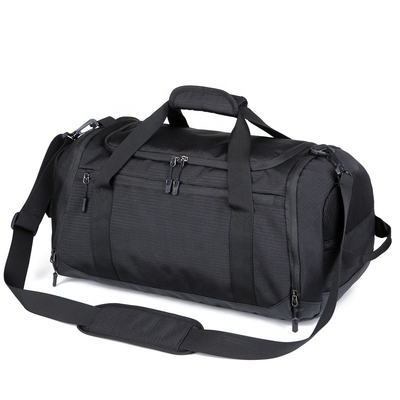 Customizable Gym Bags With Handle , Oxford Dry Wet Separation Fitness Tote Bag