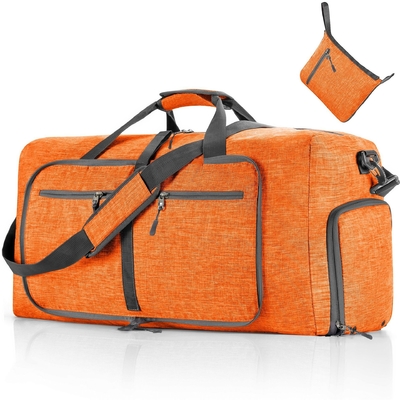 Custom Logo Waterproof Duffel Bags Weekender Overnight Bag With Shoes Compartment
