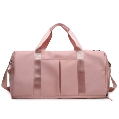 Custom Branded Nylon Gym Bags ,  Anti Theft Waterproof Fabric Sports Luggage Bag