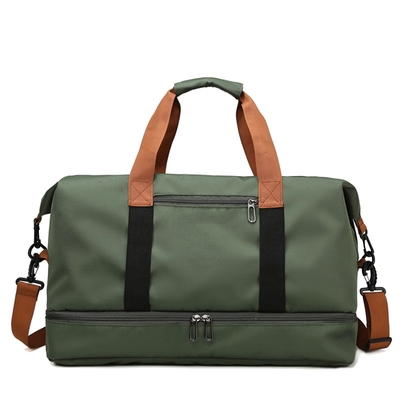 Women Sports Yoga Mat Gym Bags , Travel Duffel Bag for Weekender Overnight