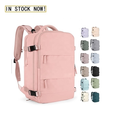 Anti Theft Multifunctional Carry On Travel Backpack , Sports Hiking Backpack Multi Color