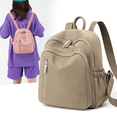 Fashion Vintage Nylon Shoulder Backpack Travel Rucksack Sling Notebook Bag For Women
