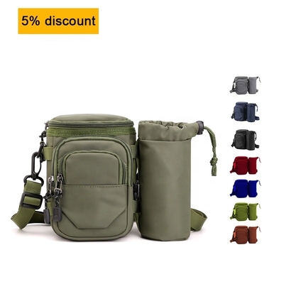 Sympathybag new fashion men multi-functional Oxford cloth shoulder bag crossbody bag water bottle waist bag fanny pack