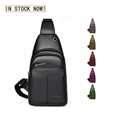 Unisex Fashion Sling Zipper Chest Bag Waterproof Crossbody Sport Bag Custom Logo