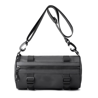 Men's And Women's Barrel Shaped Drum Bag Waterproof Crossbody Bag Custom Design