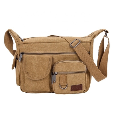 Sympathybag Canvas Multi Layer Crossbody Bag Men's Shoulder Bag